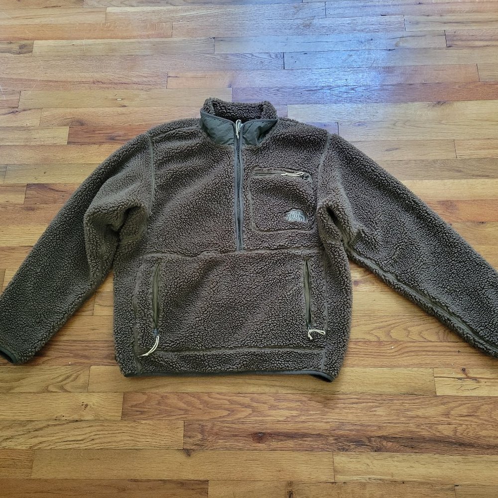 The North Face Men's Sherpa Jacket Green, Size Large